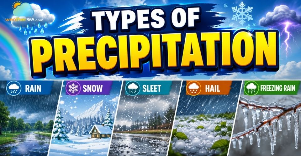 Types of Precipitation: Definition, Examples, and Weather Impact