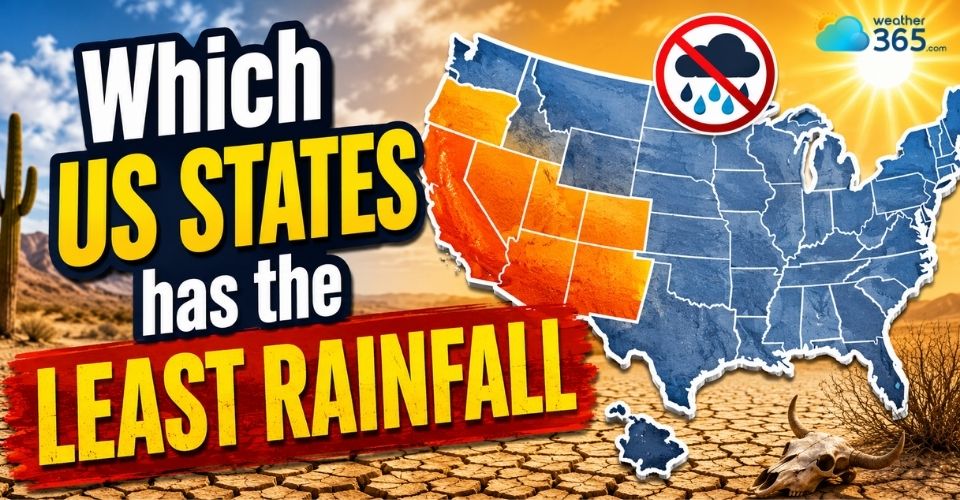 Which US States has the Least Rainfall? Top 5 Driest Cities (Updated)