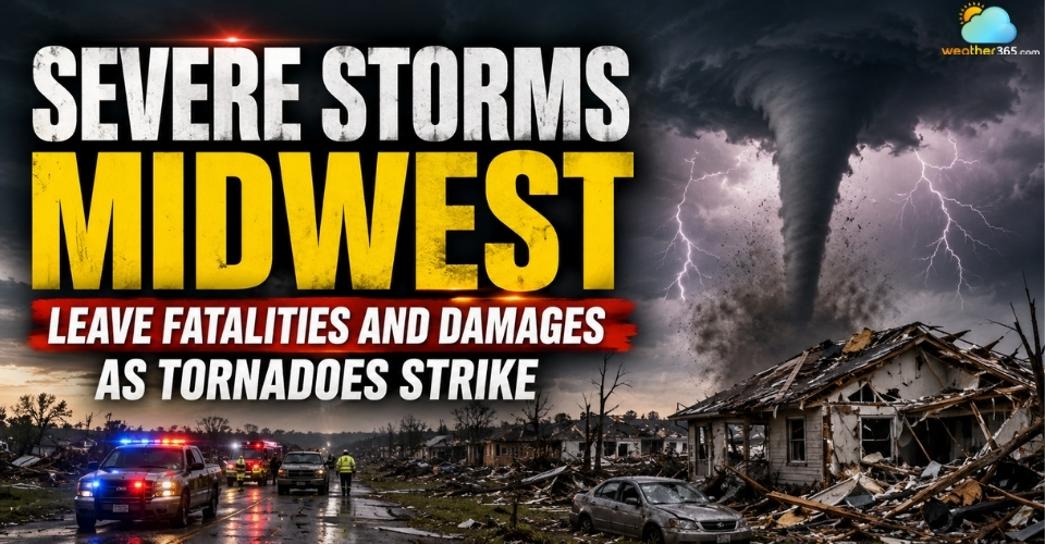 Severe Storms Midwest Leave Fatalities and Damages as Tornadoes Strike