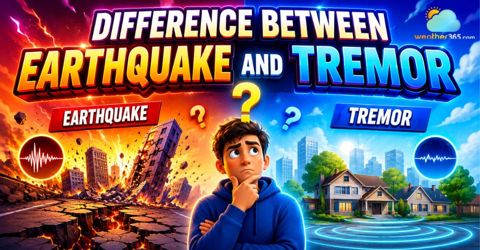 Difference Between Earthquake and Tremor: How To Distinguish Them?