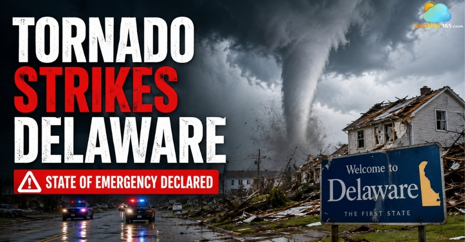 Severe Tornado Strikes Dover, Delaware Triggers State of Emergency