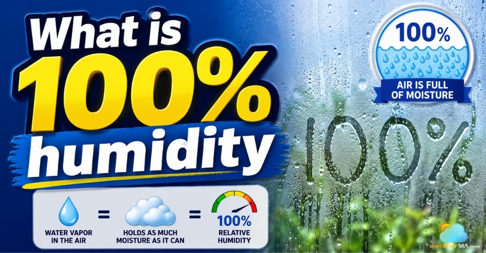 What is 100% humidity? Meaning, Misconceptions, and Science