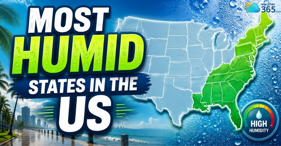 Most humid states in the US: Which States Feel the Muggiest?