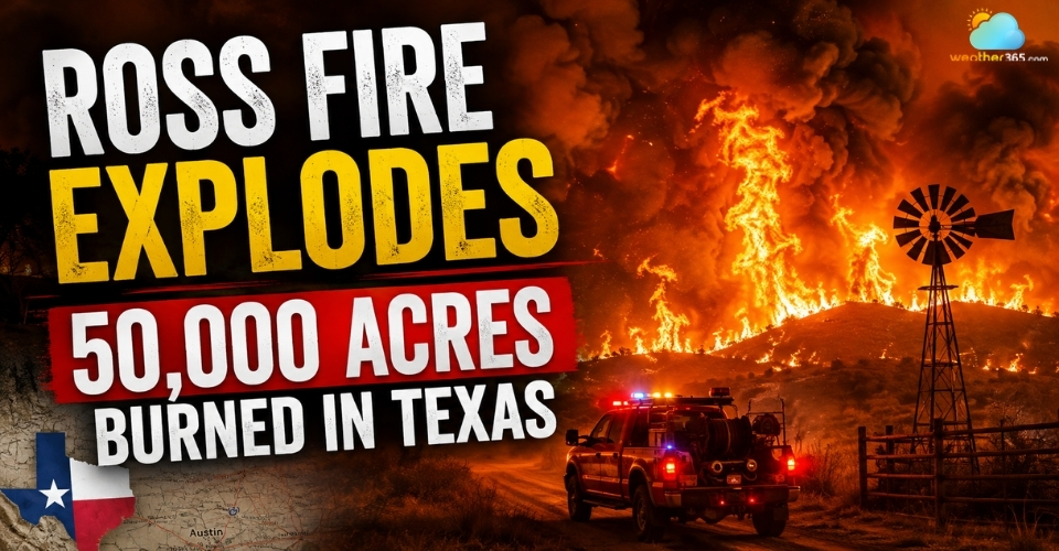 Texas Wildfire Spreads Rapidly as Ross Fire Triggers Evacuations