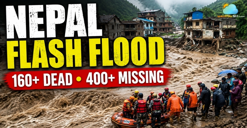 Catastrophic Nepal Flash Flood Kills at Least 160 Near Tibet Border