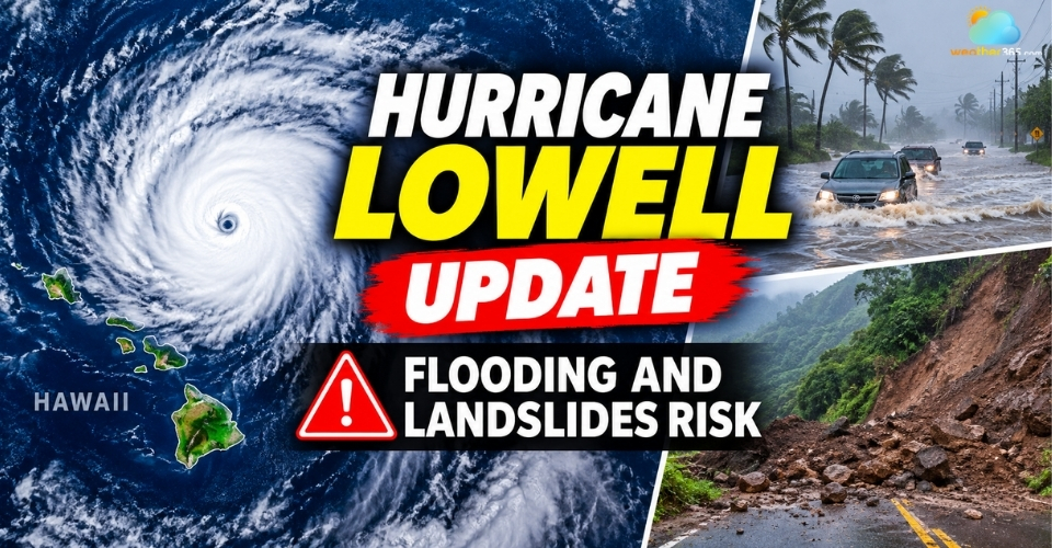 Hurricane Lowell Update: Hawaii Faces Flooding and Strong Winds
