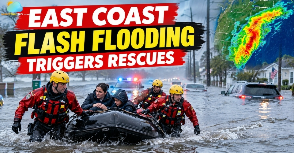 East Coast Flash Flooding: Prompt Alerts for Millions Across Major Metro Areas