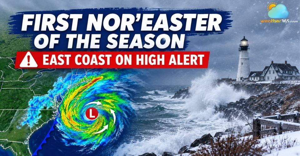 First Nor’easter of the Season: Timeline, Impacted Areas, and Forecast