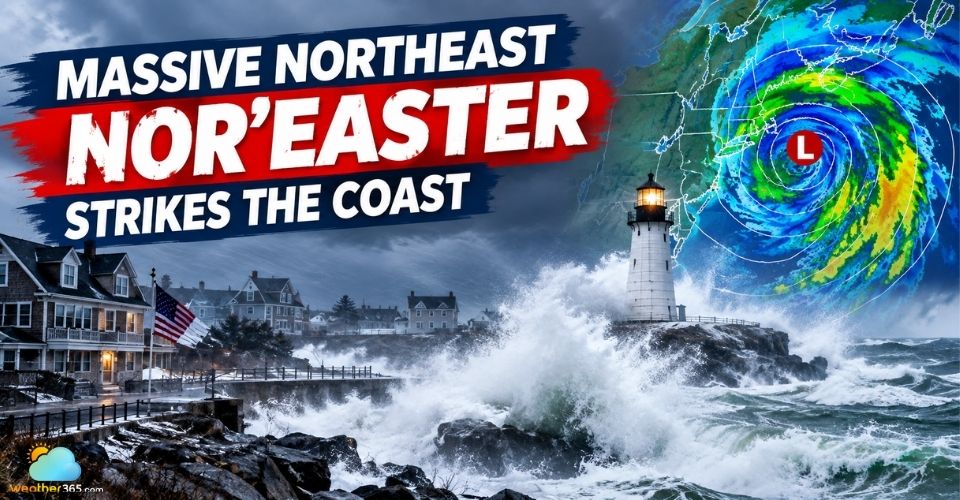 Northeast Nor'easter Causes Severe Flooding, Power Outages, and Travel Disruptions