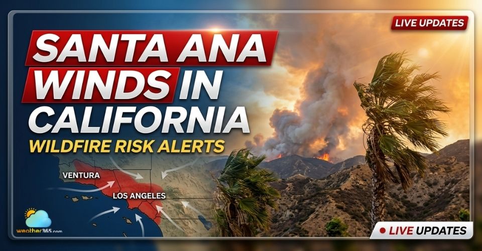 First Santa Ana Winds in California Season Bring Dangerous Fire Weather to Los Angeles