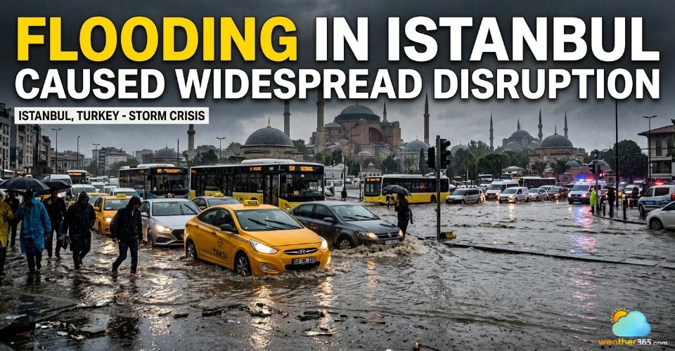 Flooding in Istanbul Disrupts Roads, Schools and Emergency Services