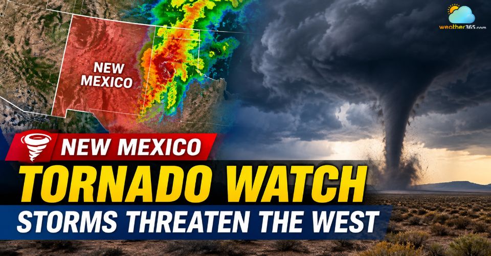 New Mexico Tornado Watch Issued for Western Counties