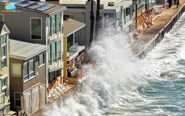 Kelvin wave is forecast to raise coastal sea levels by up to 1 foot