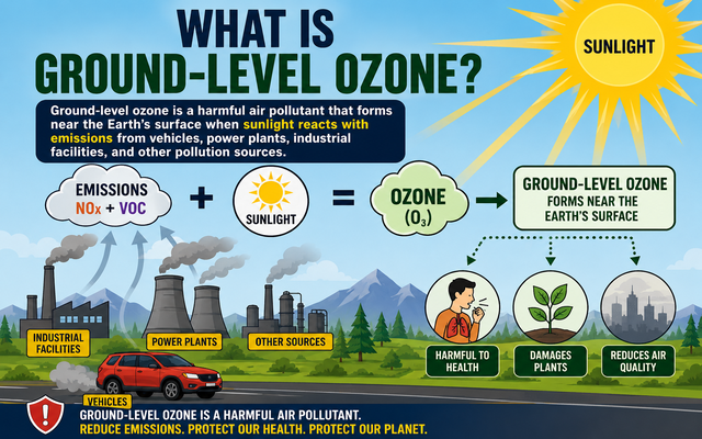 Definition of the ground-level ozone