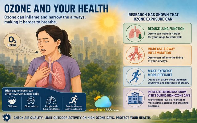 Ground-level ozone affect your health