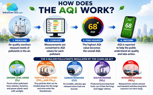 How does the air quality index work