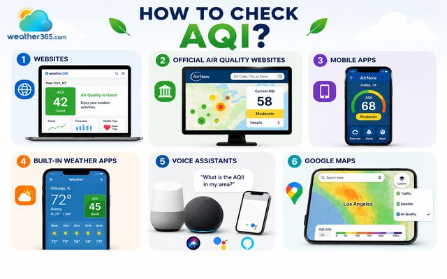Methods to check the AQI