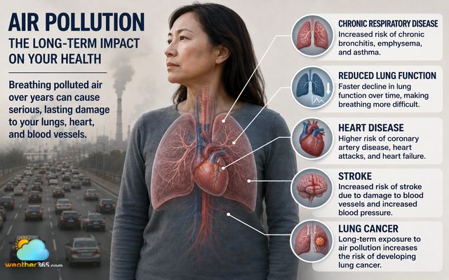  Long term health effect of air pollution