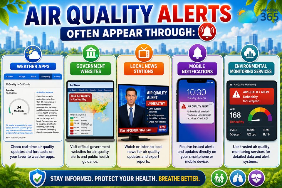  Air quality alerts platforms