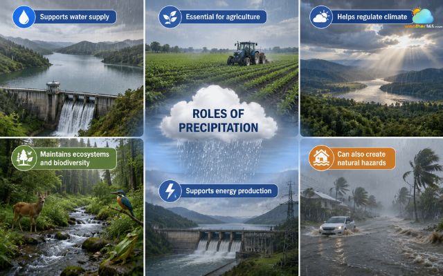 Roles of precipitation