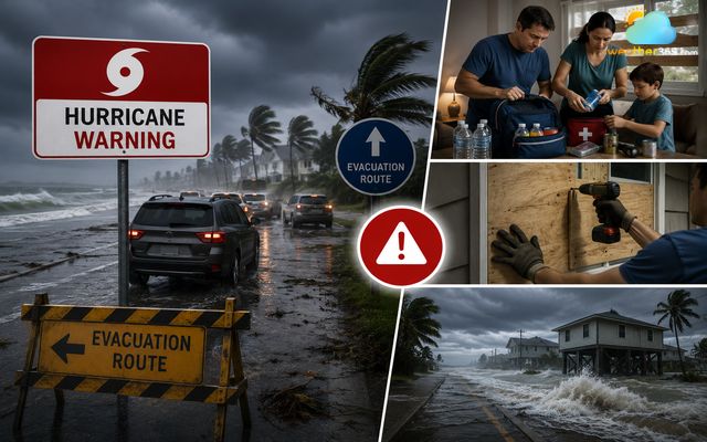 People must complete evacuation if advised when having a hurricane warning