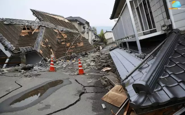 Be conscious of danger when around unstable buildings