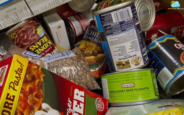 Throw any food touched by floodwater