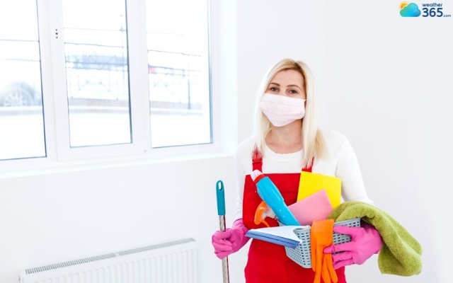 Clean your house after a hurricane
