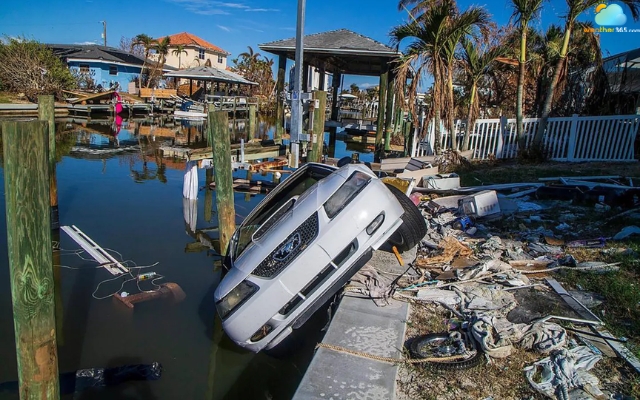 Florida experiences the highest number of direct hurricane hits