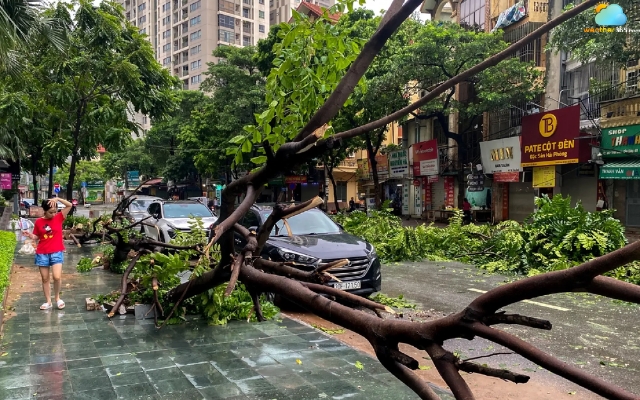 Super typhoon Yagi in Vietnam