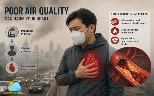 Poor air quality can harm your heart
