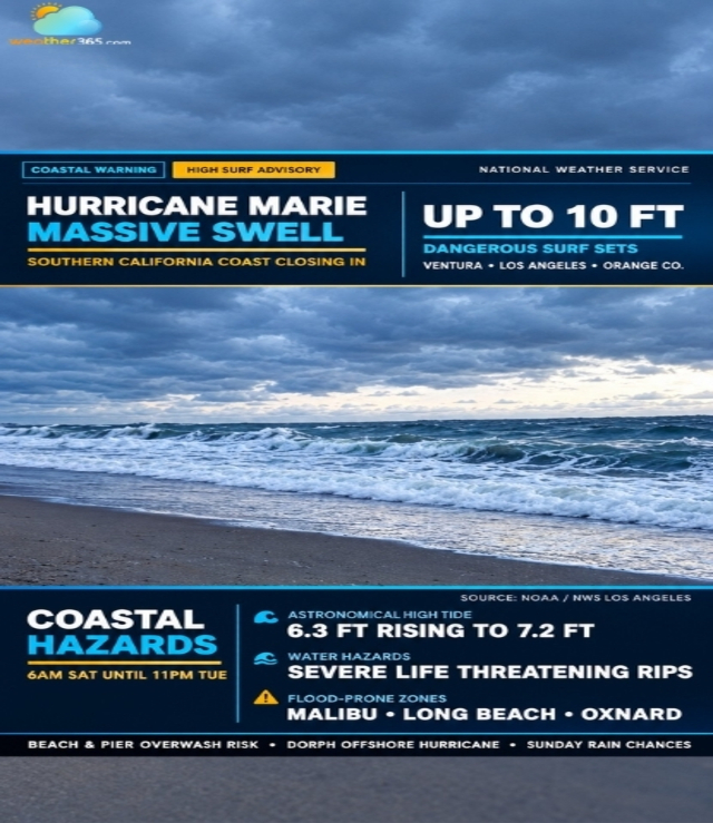The National Weather Service issued high surf advisories
