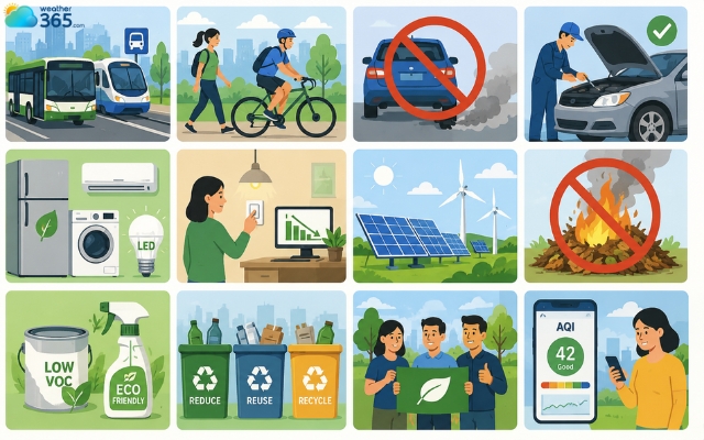 Reduce air pollution to protect our health