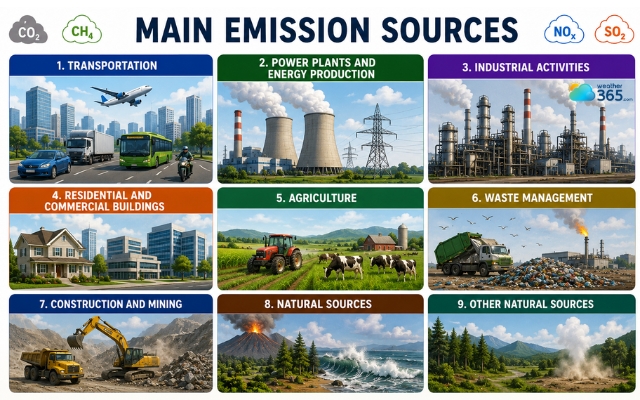 Significant emission source of air pollution