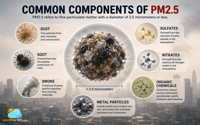 Common components of PM2.5