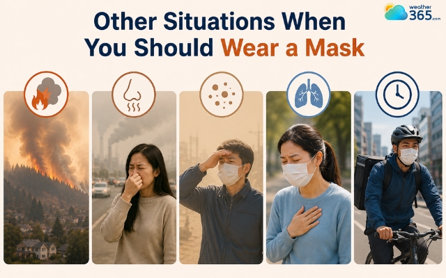 Wear a mask in these situations