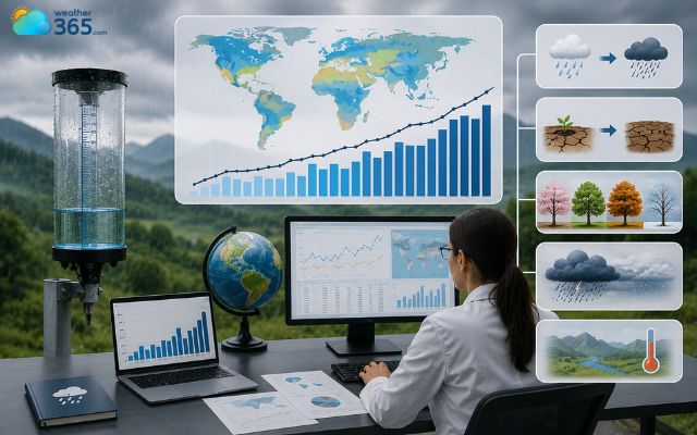 Accumulated precipitation helps predict climate variability