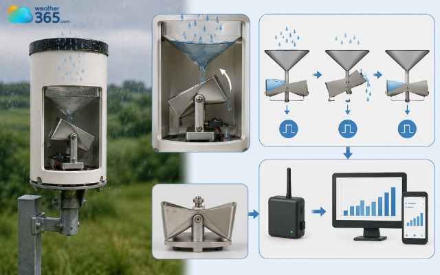 Weighing gauges are considered one of the most accurate methods