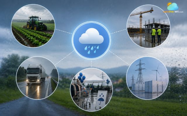 The probability of precipitation plays an important role in many industries