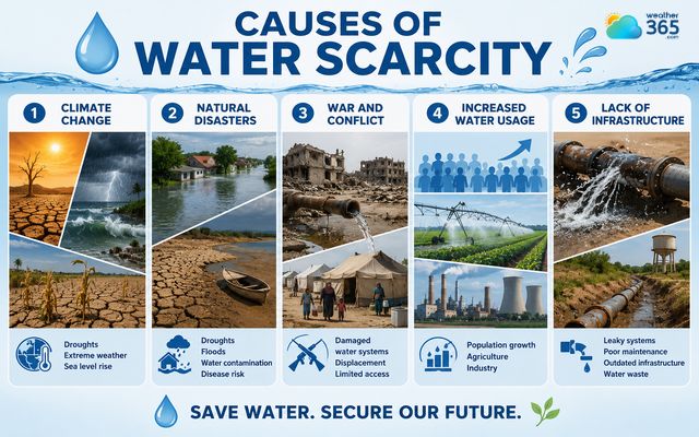  Causes of water crisis