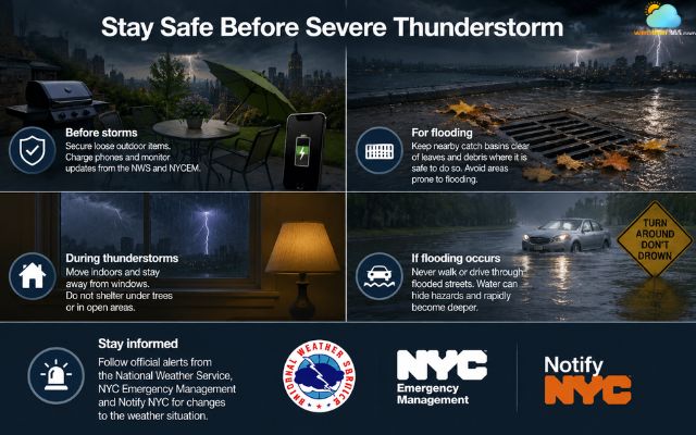 NYC residents are advised to stay alert