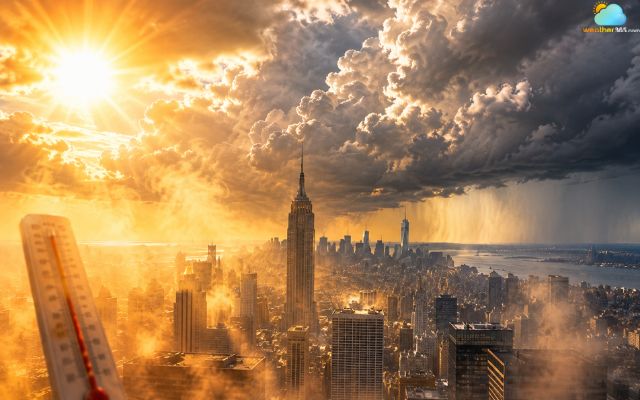 Heat and humidity create an unstable atmosphere in NYC