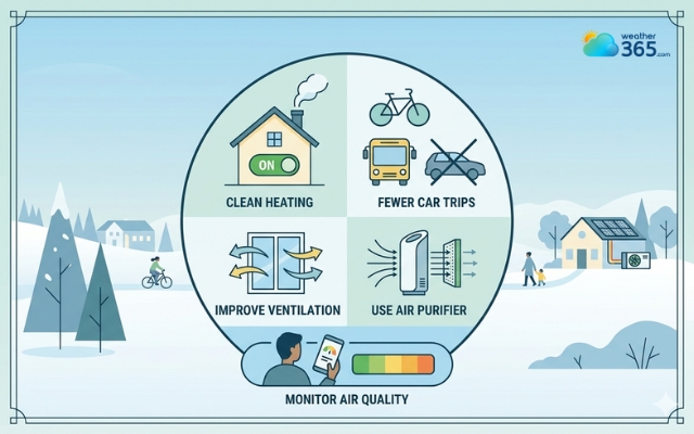Lower emissions to reduce air pollution in winter