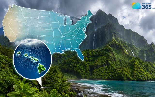 Hawaii is the wettest place in the United States