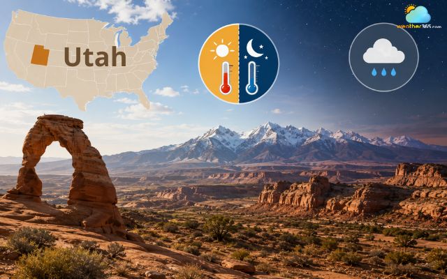 Utah’s dry conditions are due to surrounding mountain ranges
