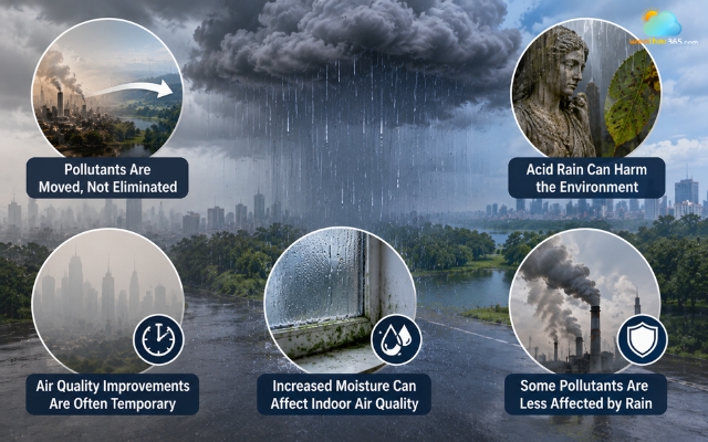 Rain can create new environmental challenges