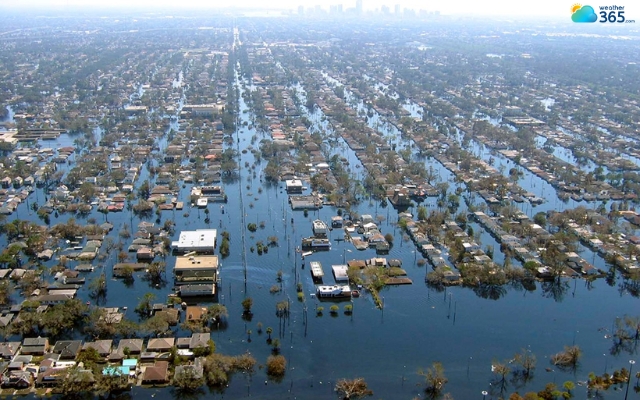 A catastrophic flood struck Louisiana in 2005