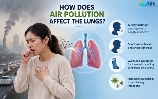 Exposure to polluted air can trigger noticeable respiratory symptoms