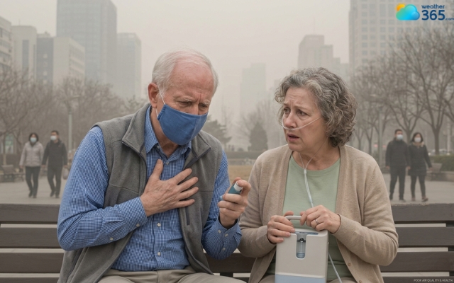 People with existing health conditions are vulnerable to air pollution