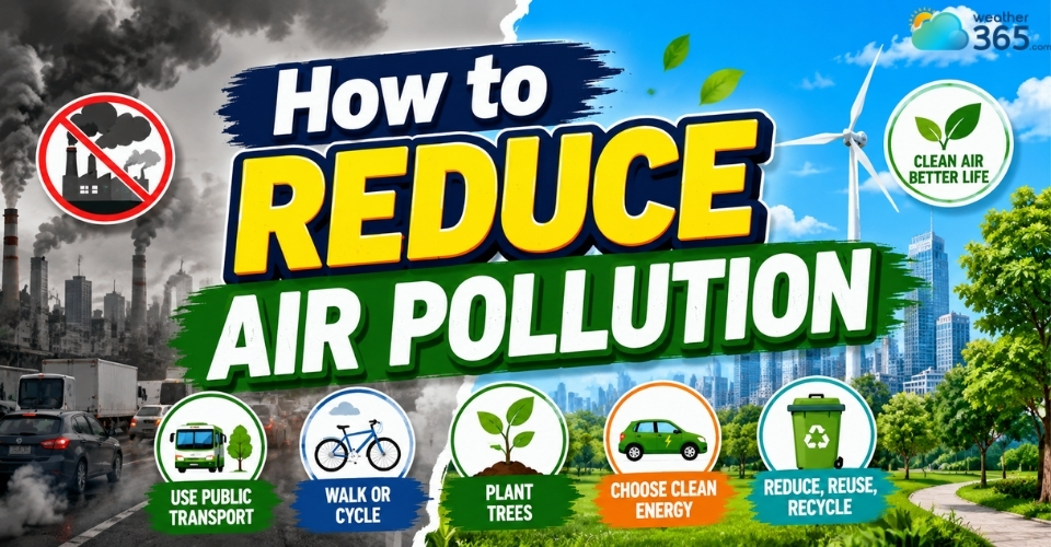 How to reduce air pollution